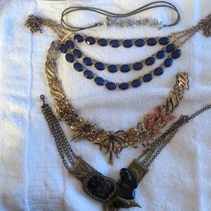 Lot of four necklaces